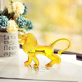 Amazon.co.jp: クリスタルライオンの置物 ガラス 野生動物 コレクター Amazon.co.jp: クリスタルライオンの置物 ガラス 野生動物 コレクター